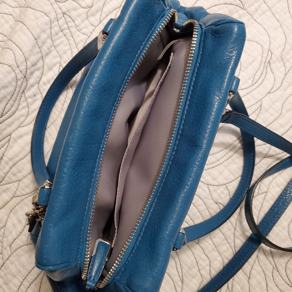 Teal blue Coach purse - Picture 4 of 7
